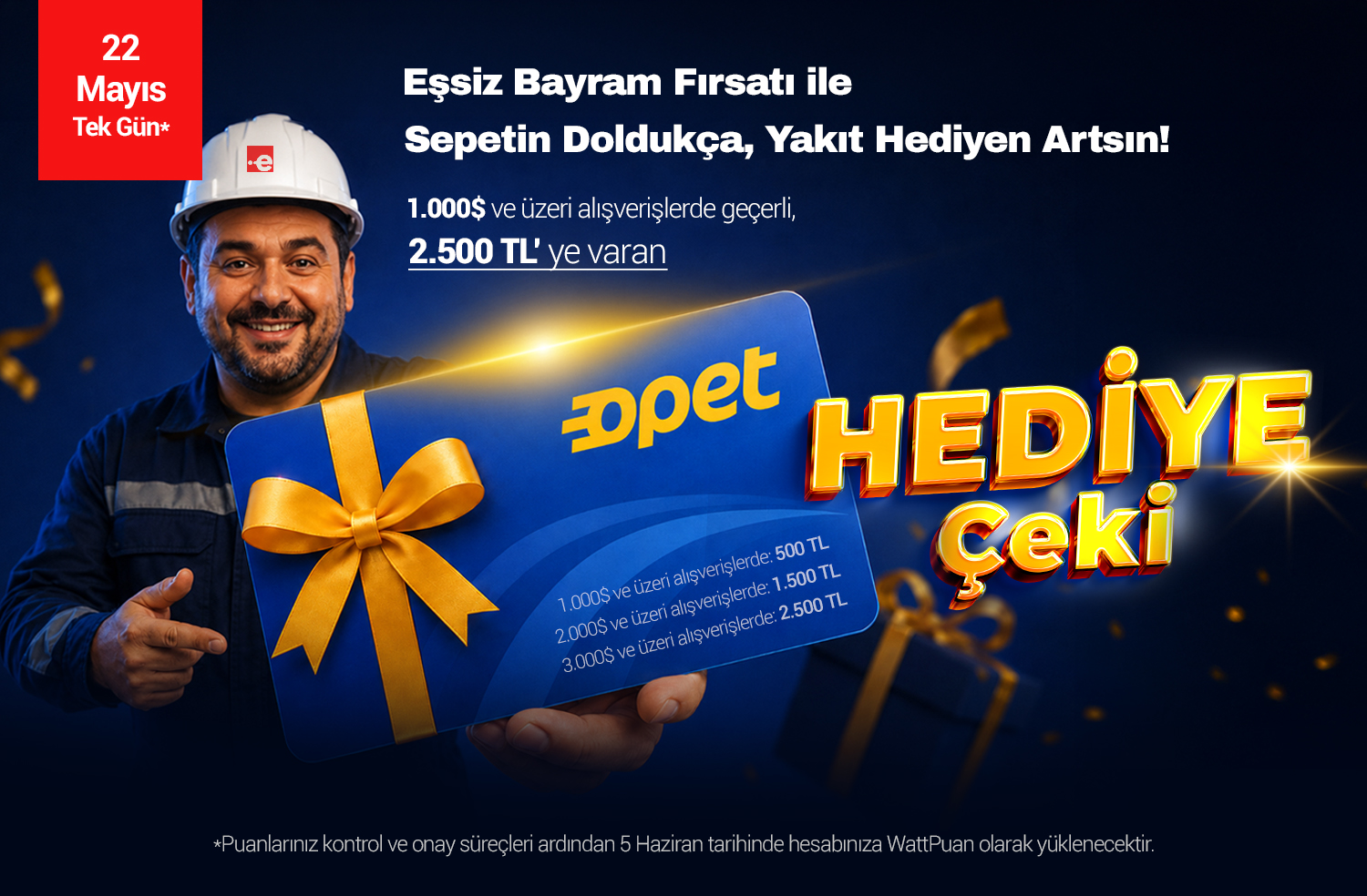OPET Akaryakıt Hediye Çeki Kampanyası